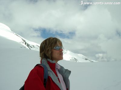 Photo de rando en montagne l'hiver